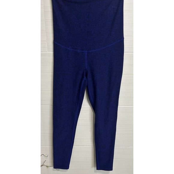 Zella Restore Soft Maternity Leggings Blue Melange High Waisted S,‎ Support Yoga - Picture 1 of 9
